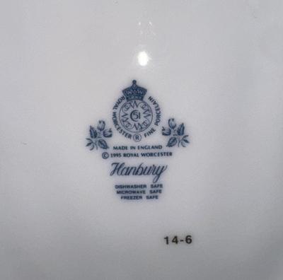 Royal Worcester “Hanbury” Scallop Shell Plate