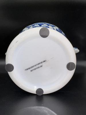 Blue and White Vase 8”