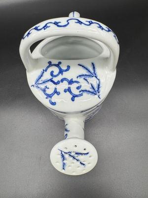 Blue & White Porcelain 9.5” Watering Can