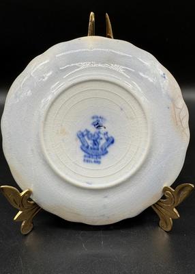 Antique Flo Blue English Saucer