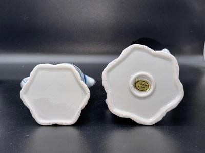 Andrea by Sadek Floral Creamer & Lidded Sugar Set