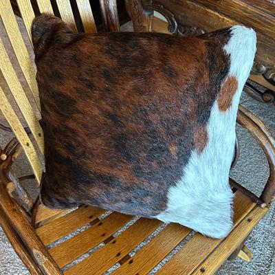 Sale Photo Thumbnail #845: Animal Hide Throw Pillow
Size 20" Square