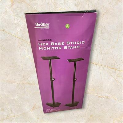 Sale Photo Thumbnail #669: Hex Base Studio Monitor Stand by OnStage Stands lightly used