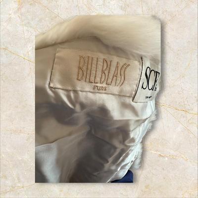 Sale Photo Thumbnail #43: White Jacket Length Mink Coat Bill Blass/SCF Furs
Elizabeth B. Messick Embroidered in Lining
33" Long
Size ?