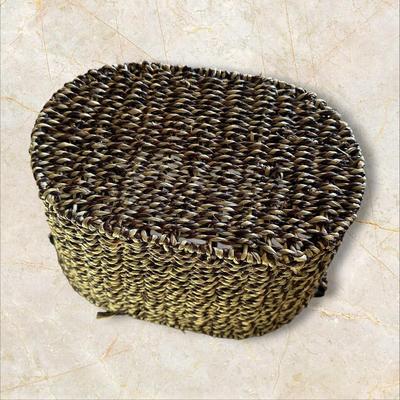 Sale Photo Thumbnail #921: 2 Woven Baskets with Handles