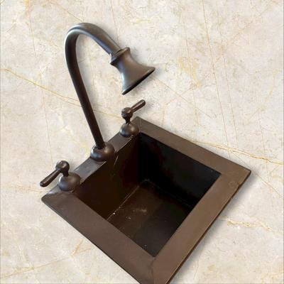 Sale Photo Thumbnail #927: Metal Bathroom Countertop Accessory