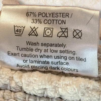 Sale Photo Thumbnail #939: 2 Popcorn Colorful Rug Mats by Allure Bath Fashions
One is torn a bit on the end as shown.