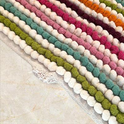 Sale Photo Thumbnail #940: 2 Popcorn Colorful Rug Mats by Allure Bath Fashions
One is torn a bit on the end as shown.