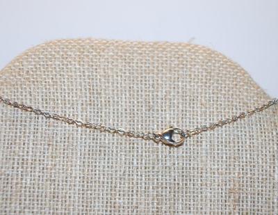 14 Clear Stones Cross PENDANT (1¼" x ¾") on a Silver Tone Necklace Chain 17" L