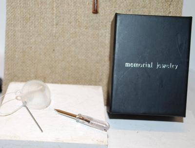 Cremation Ashes Memorial Rose Gold Cross PENDANT (2" x 1") on a Rose Gold Necklace Chain 22" L