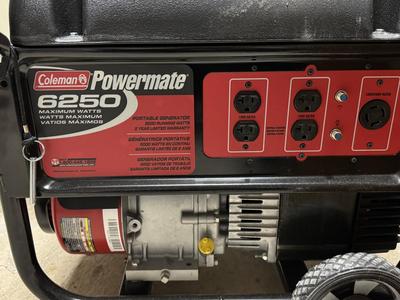 Coleman Powermate Portable 6250 Watt Generator