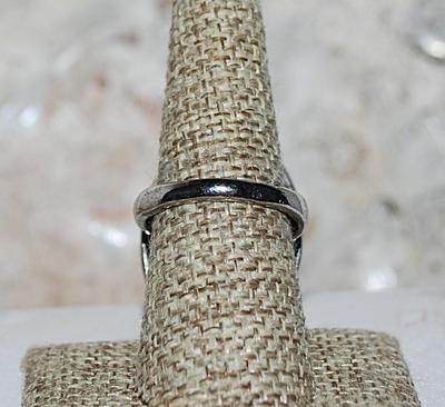 Size 10 Large Bright Red Party RING with Oval Clear Glass Stone and Bejeweled Layered Surrounds on a Silver Tone Setting (11.2g)