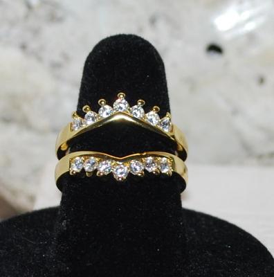 DOUBLE BONUS RINGS SET --2 Rings-Size 6¾ & 7 -- SEE DESCRIPTION