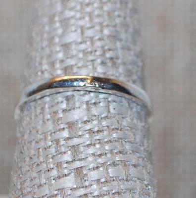 Size 7½ All Silver Tone "Sundial Faces" Ring (2.1g)