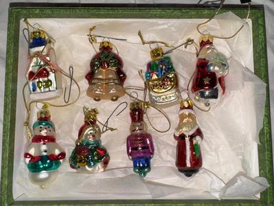 Vintage Miniature Mercury Glass Ornaments