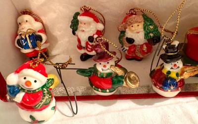 Lot of Miniature Porcelain Ornaments