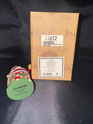 Jim Shore Santa with Candle Hanging Ornament