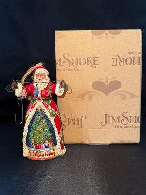 Jim Shore O Tannenbaum Santa Hanging Ornament