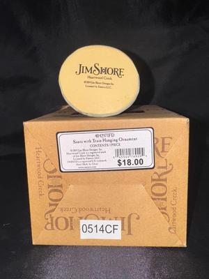 Jim Shore Santa with Train Hanging Ornament