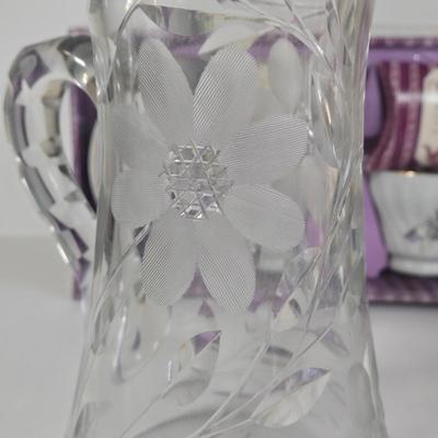 LOT 33K: Antique Vintage Kitsch Original 1950s Tea Bag Sugar Spoon Rests, Glass Metal Coffee Pitcher Carafe Pyrex Silex, Candy Dishes,...