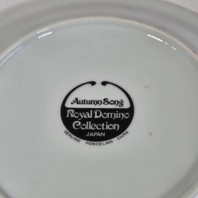 LOT 36K: Otagiri Owl Mug, California Pantry Covered Casserole Bowl, Stone Ware Microwave Cooker, Pfaltzgraff Pieces, Two Royal Domino...