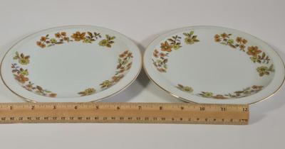 LOT 36K: Otagiri Owl Mug, California Pantry Covered Casserole Bowl, Stone Ware Microwave Cooker, Pfaltzgraff Pieces, Two Royal Domino...