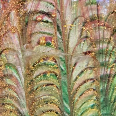 LOT 38K: Vintage Glass Bunny, Murano Style, Red Apple, Owl, and Multi Colored Personalized Paperweights