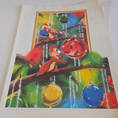 LOT 61K: Eyes and Ears 1986, 87, and 88 Copies, It's a Small World and Haunted House Albums, Mickey Mouse Figurine, and 2 Button Pins