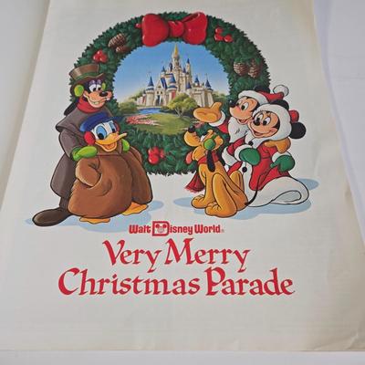 LOT 61K: Eyes and Ears 1986, 87, and 88 Copies, It's a Small World and Haunted House Albums, Mickey Mouse Figurine, and 2 Button Pins