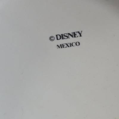 LOT 61K: Eyes and Ears 1986, 87, and 88 Copies, It's a Small World and Haunted House Albums, Mickey Mouse Figurine, and 2 Button Pins