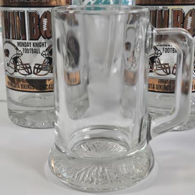 LOT 62L: Beer Sign, Beer Mugs, and Hurricane Glasses