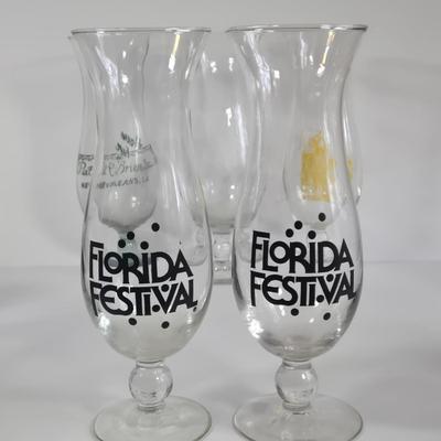 LOT 62L: Beer Sign, Beer Mugs, and Hurricane Glasses