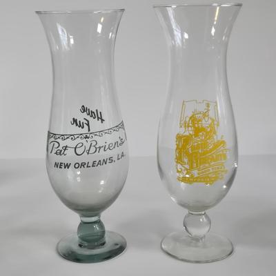 LOT 62L: Beer Sign, Beer Mugs, and Hurricane Glasses