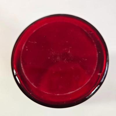 LOT 64K: Vintage Ruby Red Tumblers/Glasses and Multiple Can/ Bottle Openers