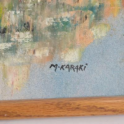 LOT 66L: Abstract Cityscape Painting