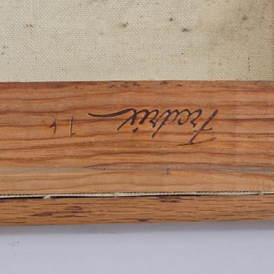 LOT 66L: Abstract Cityscape Painting