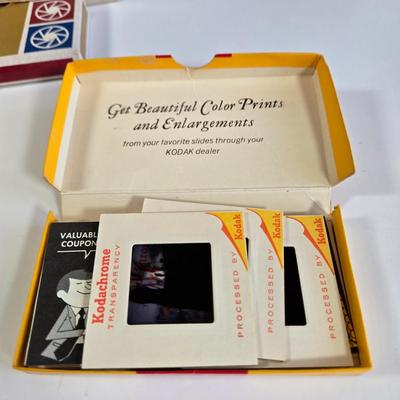 LOT 71L: Tasco International 7x50 Binoculars, Viewmaster, Reels, and Vintage Color Slides