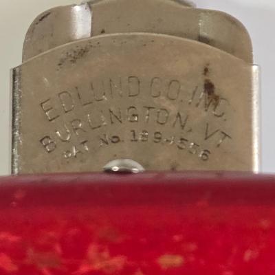 LOT 72L: Maid of Honor Cooky Press, Toastmaster Electric Knife, Nesting Mixing Bowls, Top Off Jar and Bottle Opener, and More