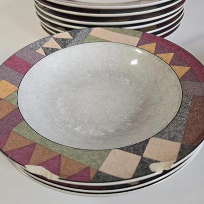 LOT 74K: Studio Nova Palm Desert Dinnerware and Flatware