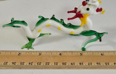 LOT 77K: Vintage Marc Chagall 12 Tribes Stained Glass Window, Vintage Japanese Black Lacquer Musical Jewelry Box, Wood Dresser Valet,...