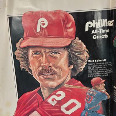 LOT 78L: Philadelphia Phillies and Temple University Sports Memorabilia