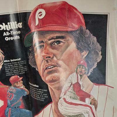 LOT 78L: Philadelphia Phillies and Temple University Sports Memorabilia