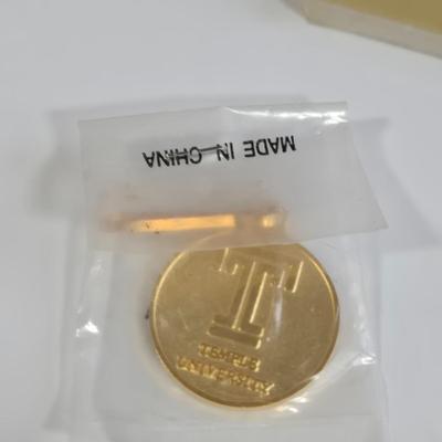 LOT 78L: Philadelphia Phillies and Temple University Sports Memorabilia