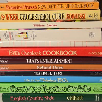LOT 79K: Various Cookbooks, Diana: A Tribute to the People's Princess by Peter Donnelly, and More