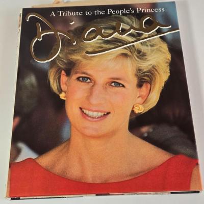 LOT 79K: Various Cookbooks, Diana: A Tribute to the People's Princess by Peter Donnelly, and More