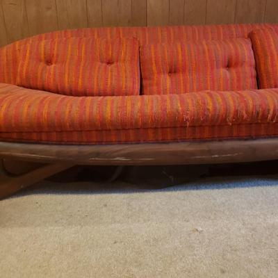 LOT 83B: Vintage MCM Adrian Pearsall Gondola Style Sofa