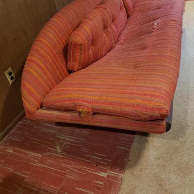 LOT 83B: Vintage MCM Adrian Pearsall Gondola Style Sofa