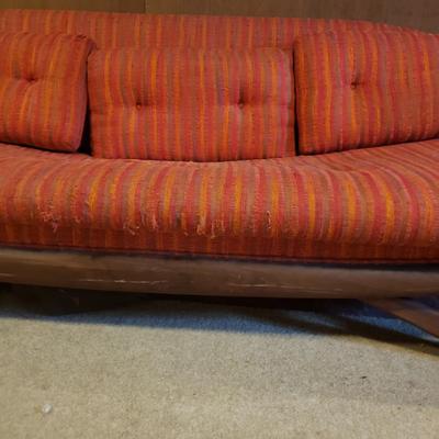 LOT 83B: Vintage MCM Adrian Pearsall Gondola Style Sofa