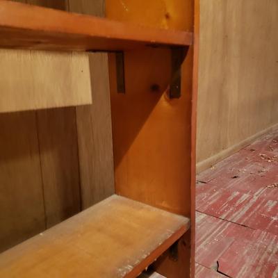 LOT 85B: Vintage 3-Tiered Wooden Shelf