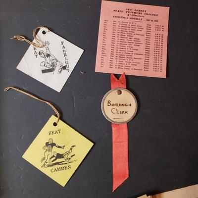 LOT 91B: New Jersey Ephemera with Military & Other Local Vintage Items